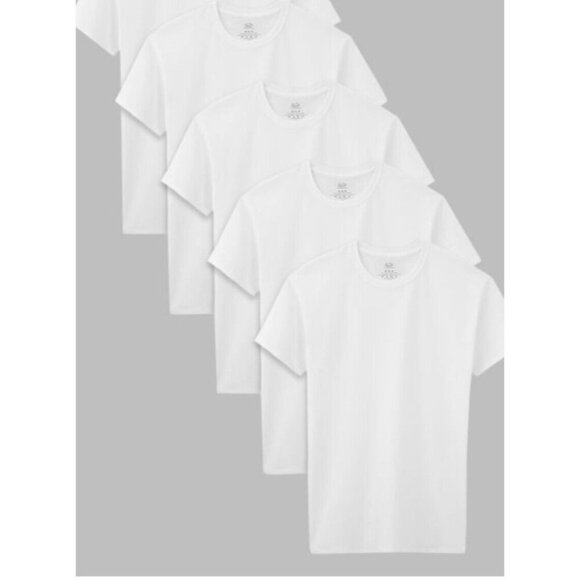 Fruit of The Loom Men's 4 Pack Dual Defense Crew Neck T-Shirts Size SP NWOT - Picture 2 of 5